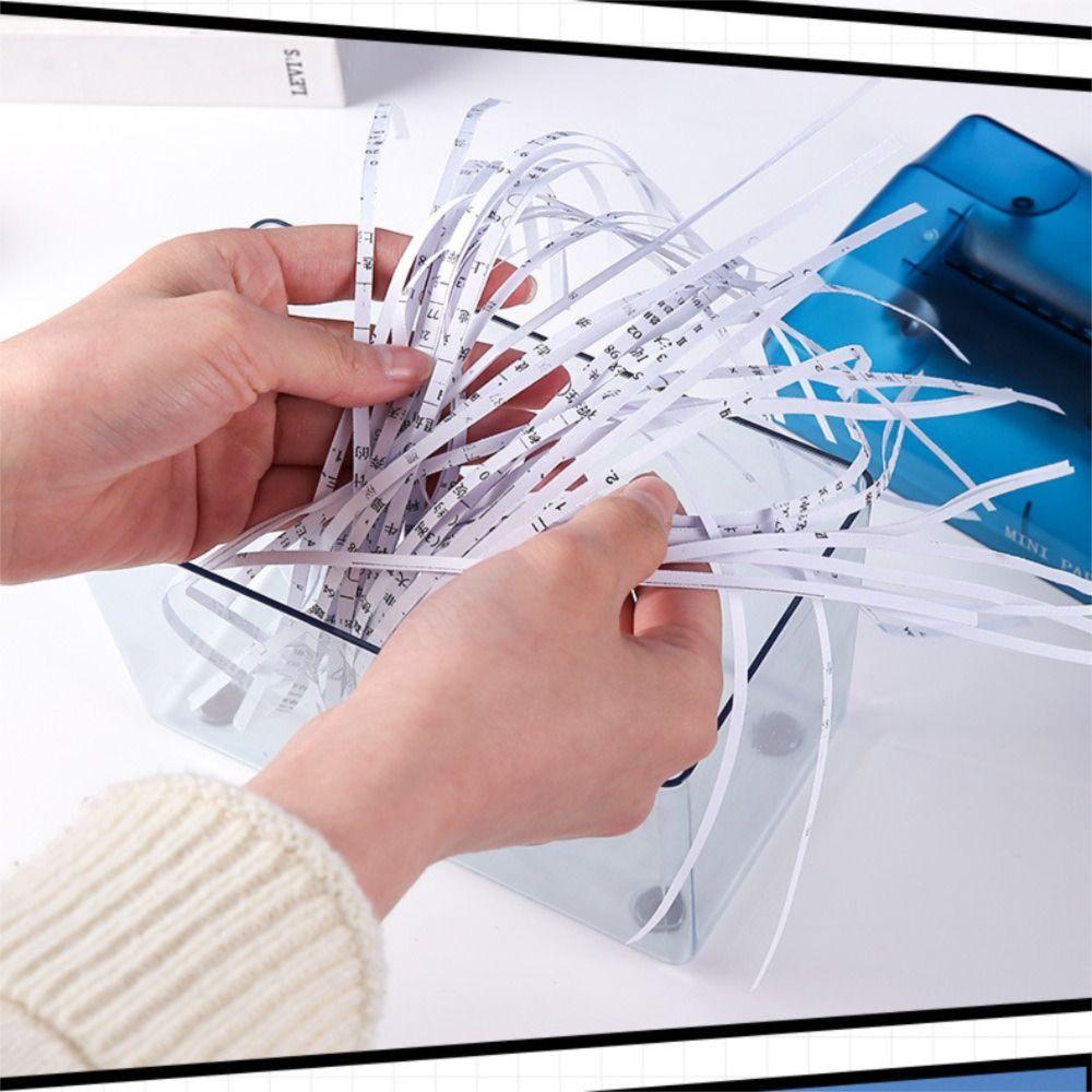 Mini Manual Shredder ABS Paper Cutting Tool High Quality Documents Paper Cutting Tool  Home Office