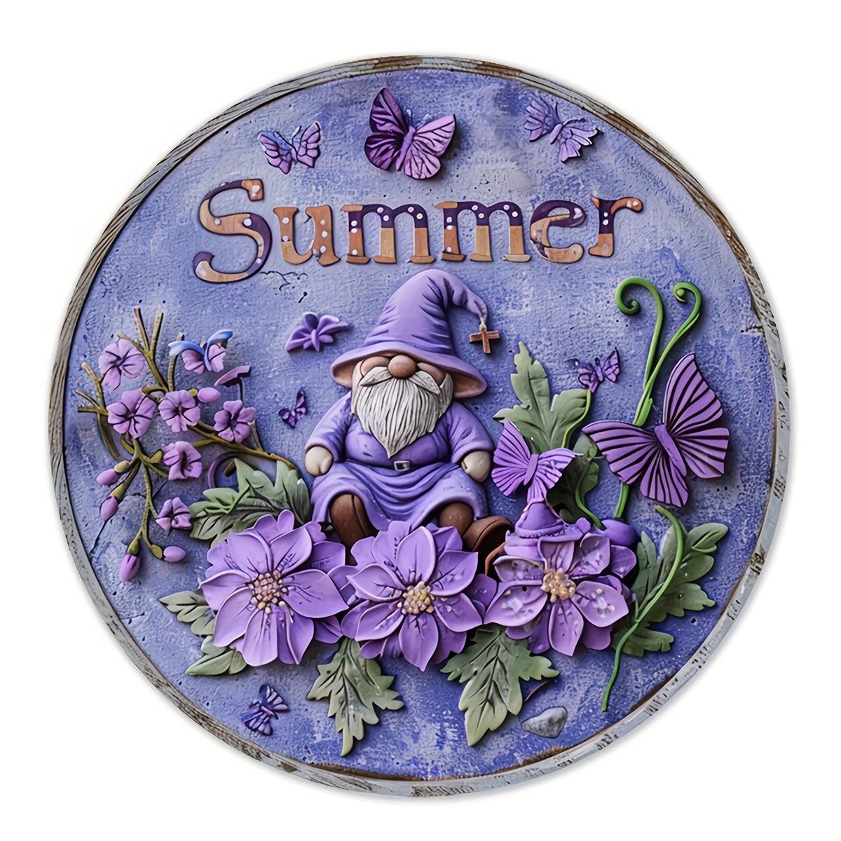 

1 шт. 2d плоский круглый деревянный знак - 20 см художественный летний венок декоративные тарелки входной декор подарочная маска тема для бара клуба дома декор стены комнаты 20cm*20cm