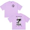 Rosalia Lux Tour 2026 Merch T Shirt Unisex Women Vintage Hip Hop Pop Short Sleeve T-shirts Casual Fashion Cotton T-shirt Streetwear