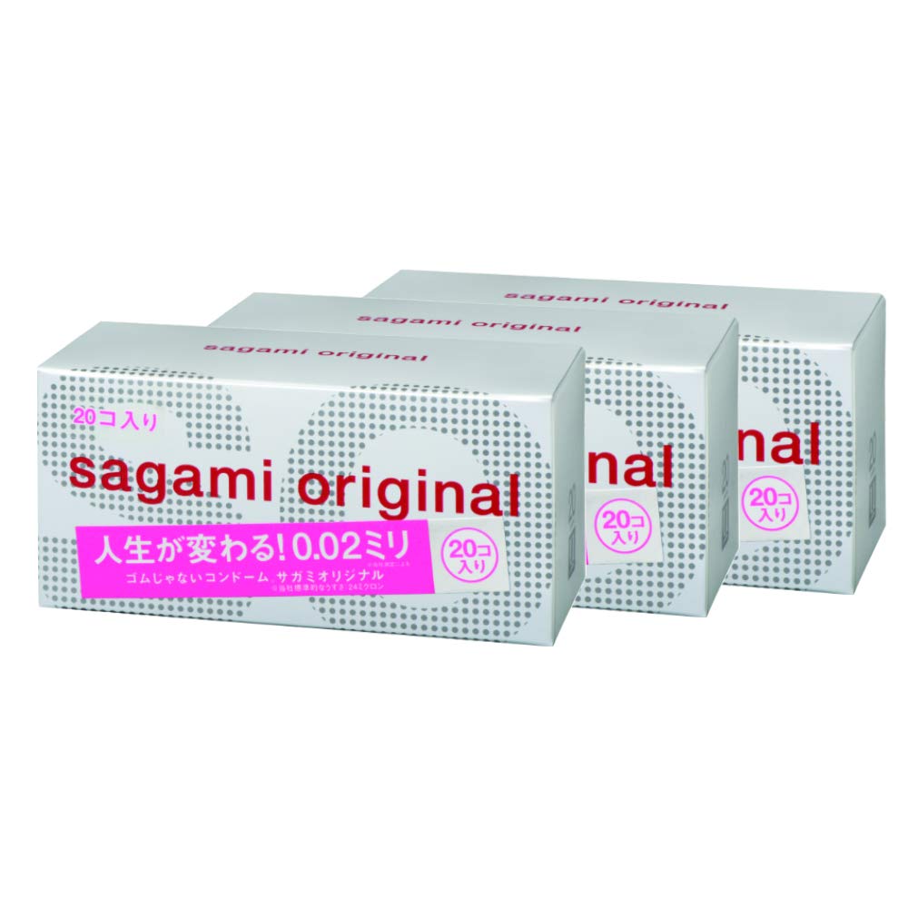 Sagami Original 002 20 pieces x 3 packs