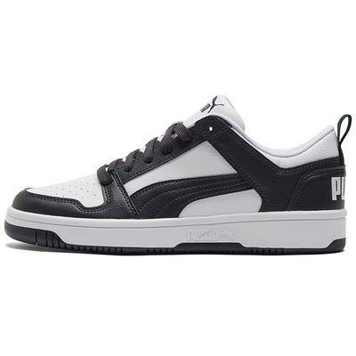 Rebound Synthetisches Leder Bequeme Minimalistische Strapazierfähige Low-Top-Sneakers Unisex-Sneakers Weiß Blau 369866-17