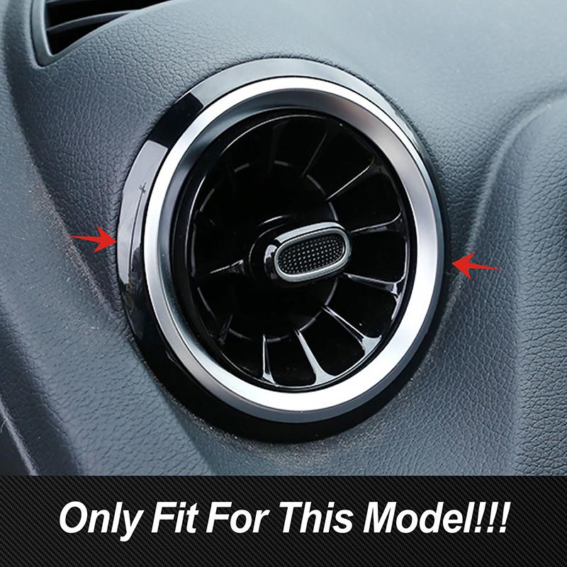 Car Air Condition Outlet Vent Circle Frame Trim For Mercedes Benz B Class W247 GLA H247 GLB X247 - Interior Accessories