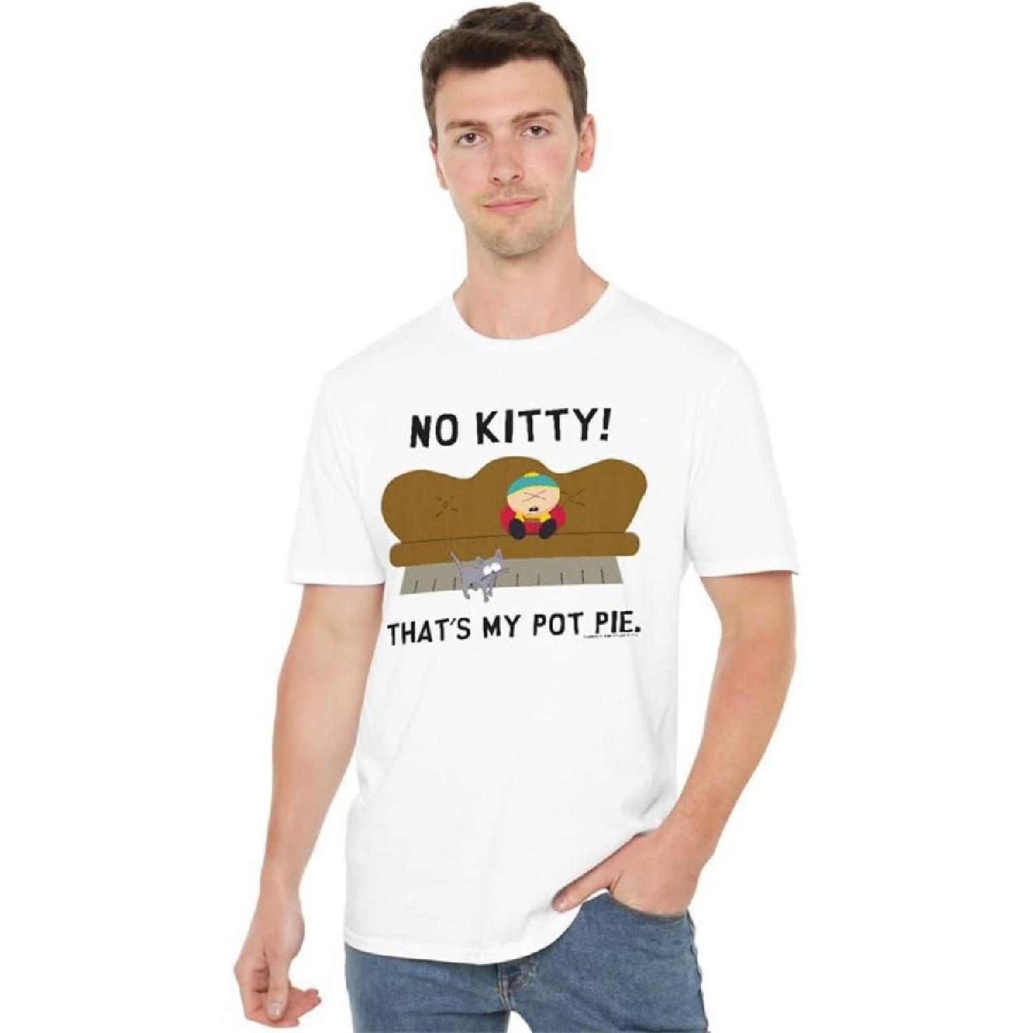 Унисекс Футболка Южный Парк Картман Пирог с Мясом XXXXXL белый