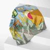 Women Oil Painting Fashion Beautiful Soft Silk Scarves Female Lady Shawl Hijab Wrap Foulard Bandanna Muffler Beach Pareo