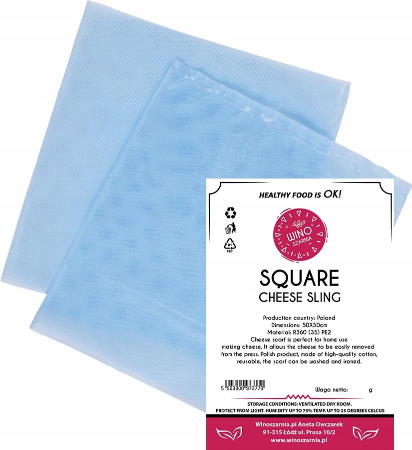 Square Cheesemaking Cloth 50 X 50 Cm - 2 Pcs