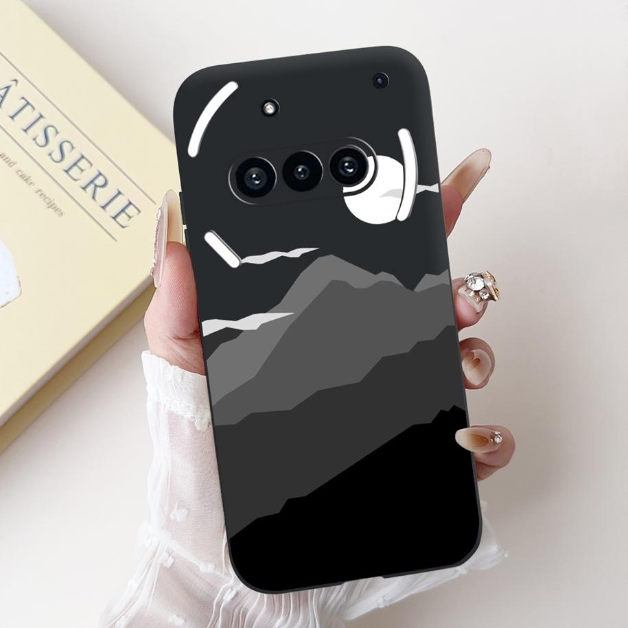 Para Funda Nothing Phone 3A A059 Lindo Dibujo Animado Panda Astronauta Silicona Suave Negro Mate Cubierta Para Nothing Phone3a Pro A059P Fundas