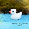 Colors 5 Mini Colorful Duck Resin Diy Micro Landscape Ornament Garden Miniatures