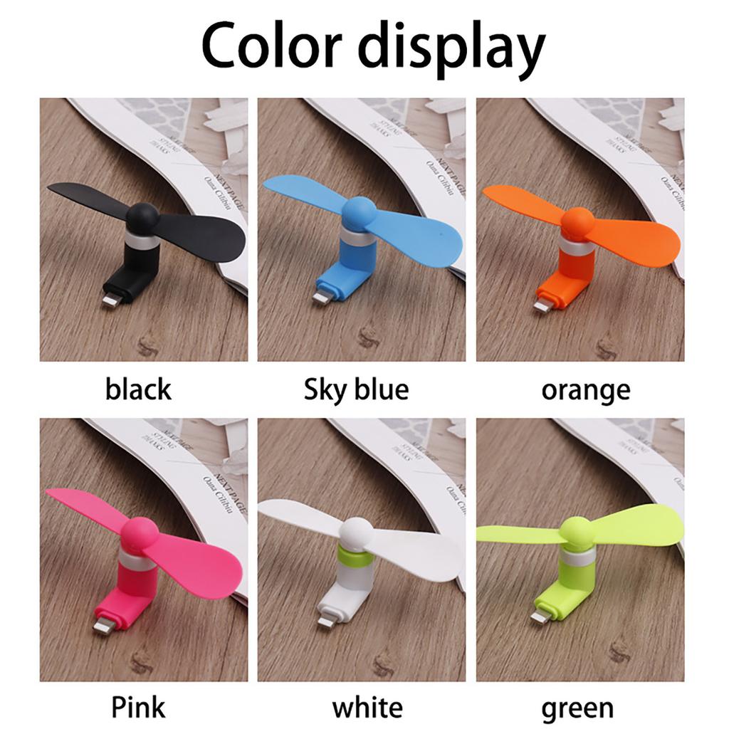 Portable Mini Cell Phone Fan Creative Handheld Fans Charging Treasure Cooling Fan USB Gadget Fans Cool Gadgets Cooling Fans