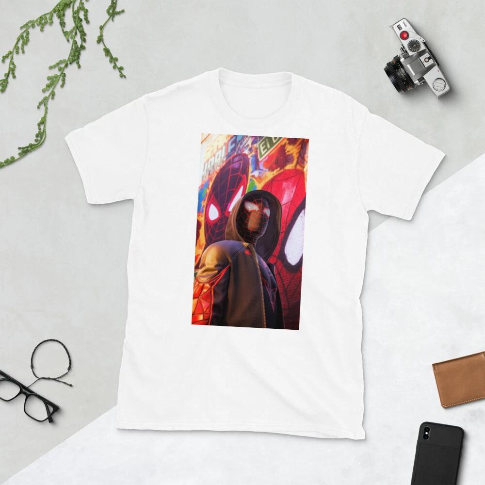 

spyder super hero grafitti wall cool graphic Short-Sleeve Unisex T-Shirt S