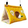 Winter Warm Bird Nest House Parrot Hanging Hammock Velvet Shed Hut Finch Cage Plush Birds Hideaway Sleeping Bed Perch Swing