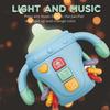 Baby Musical Toys Sensory Learning Toy with Music and Lights Pacifier Teething Rattle Toy for Toddlers Boys and Girls Gifts 0-12