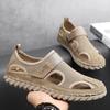 Herren Übergröße Atmungsaktive Mesh Geschlossene Zehen Sommer Sandalen