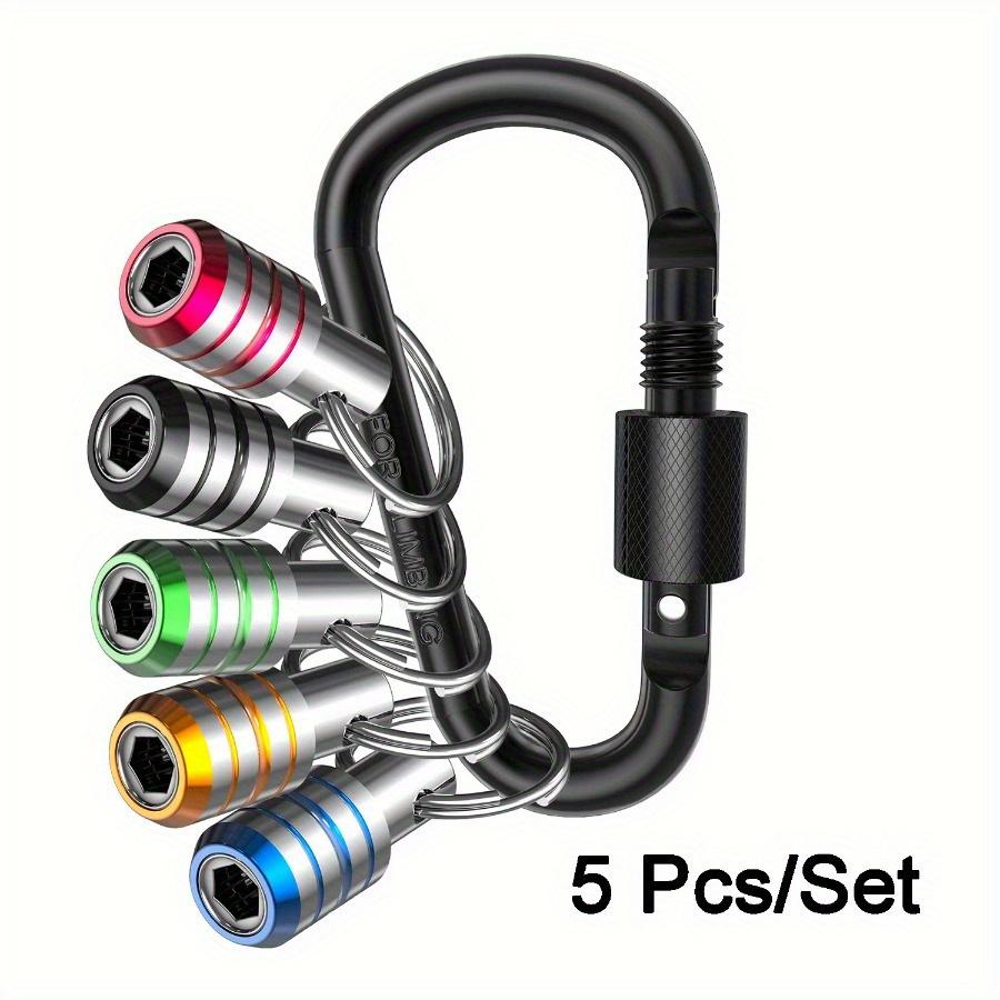 

5 шт./компл., цветной брелок, шатун из алюминиевого сплава, трехслотовая головка, удлинитель рукава, шатун, шестиугольная ручка, приемный стержень для дрели 1set