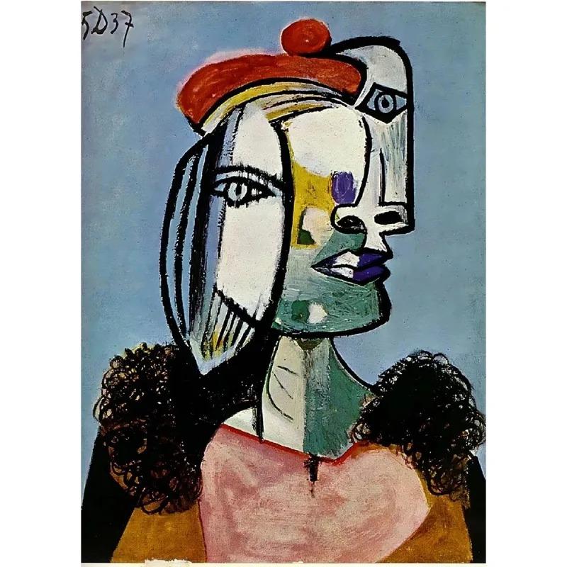 Vintage Abstract Pablo Picasso Classic Artwork Poster Canvas Painting Wall Art for Modern Museum Gallery Living Room Home Decor