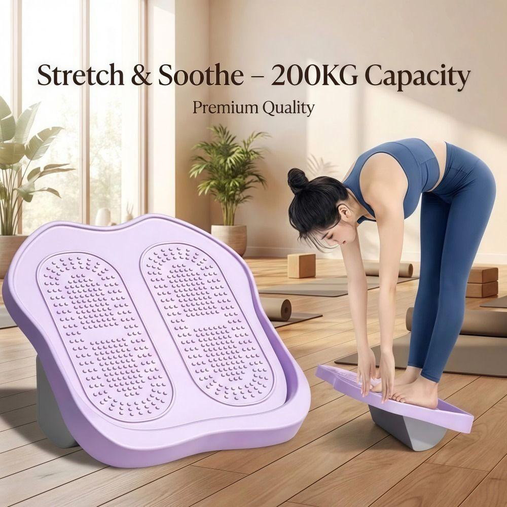 Adjustable Calf Stretching Board Leg-Slimming Exercise Pedal Plantar Fasciitis Relief