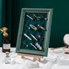 Solid Wood Jewelry & Hair Clip Display: Wall-Mounted Tray & Picture Frame