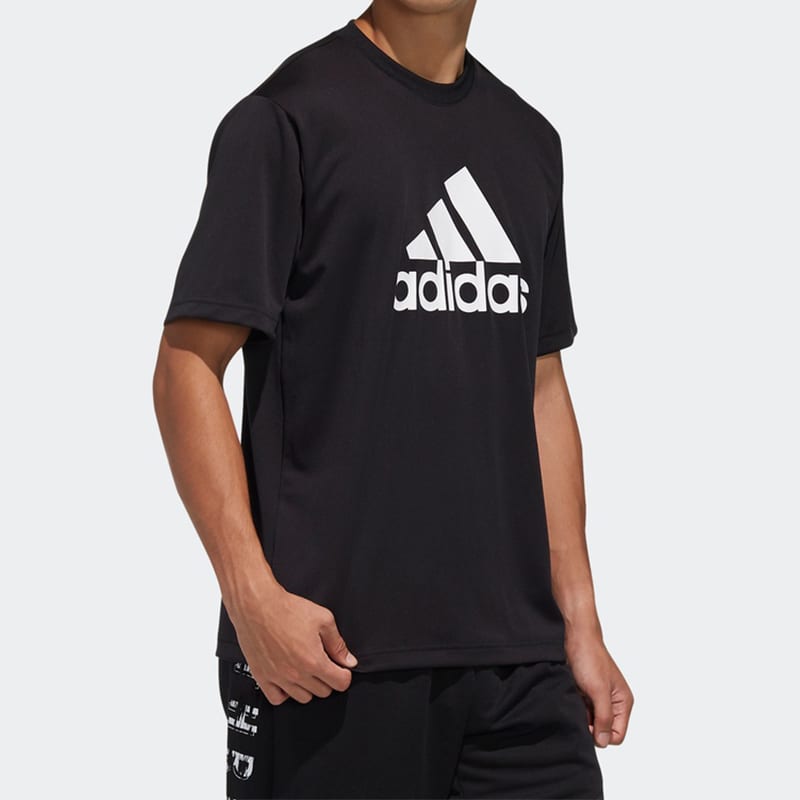 Adidas T Shirts Men's Crew Neck Moderate Straight Fit FM5369
