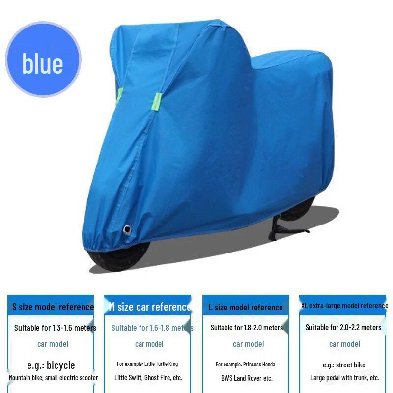 Four Seasons Universal Thickened Motorcycle & Electric Car Dustproof, Waterproof Cover
