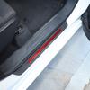Red Carbon Fiber Scuff Plate Door Sill Cover Protector For Toyota Tundra -24