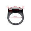 2"52mm Universal Car Oil Temp Gauge 50~150 Celsius LED Light Oil Temp Meter With Sensor