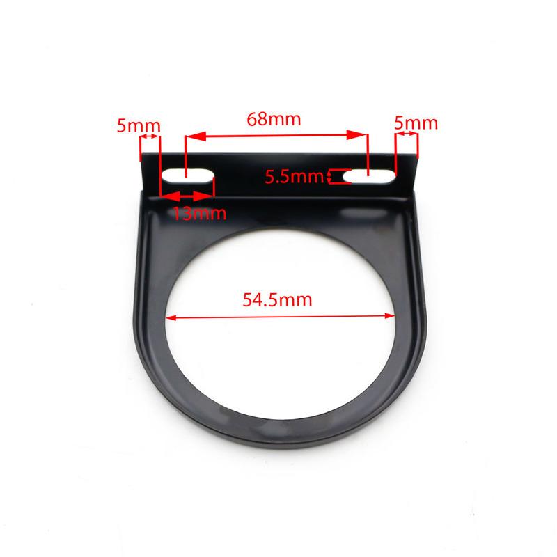 2"52mm Universal Car Oil Temp Gauge 50~150 Celsius LED Light Oil Temp Meter With Sensor