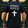 Men Tee Shirt Jesus Christ Back Printing T-Shirt Fashion Graphic Tops Gift for Jesus Streetwear Oversized Y2k Clothing