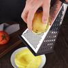 Non Slip Base and Handle Pyramid Shape Cheese Grater 4 Sided Vegetable Shredder Chef