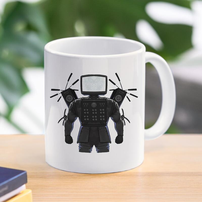 Cartoon Skibidi Toilet Coffee Tea Mugs Speakerman Camcordeman Breakfast Dessert Milk Water Ceramic Cups Home Drinkware Friend Gifts