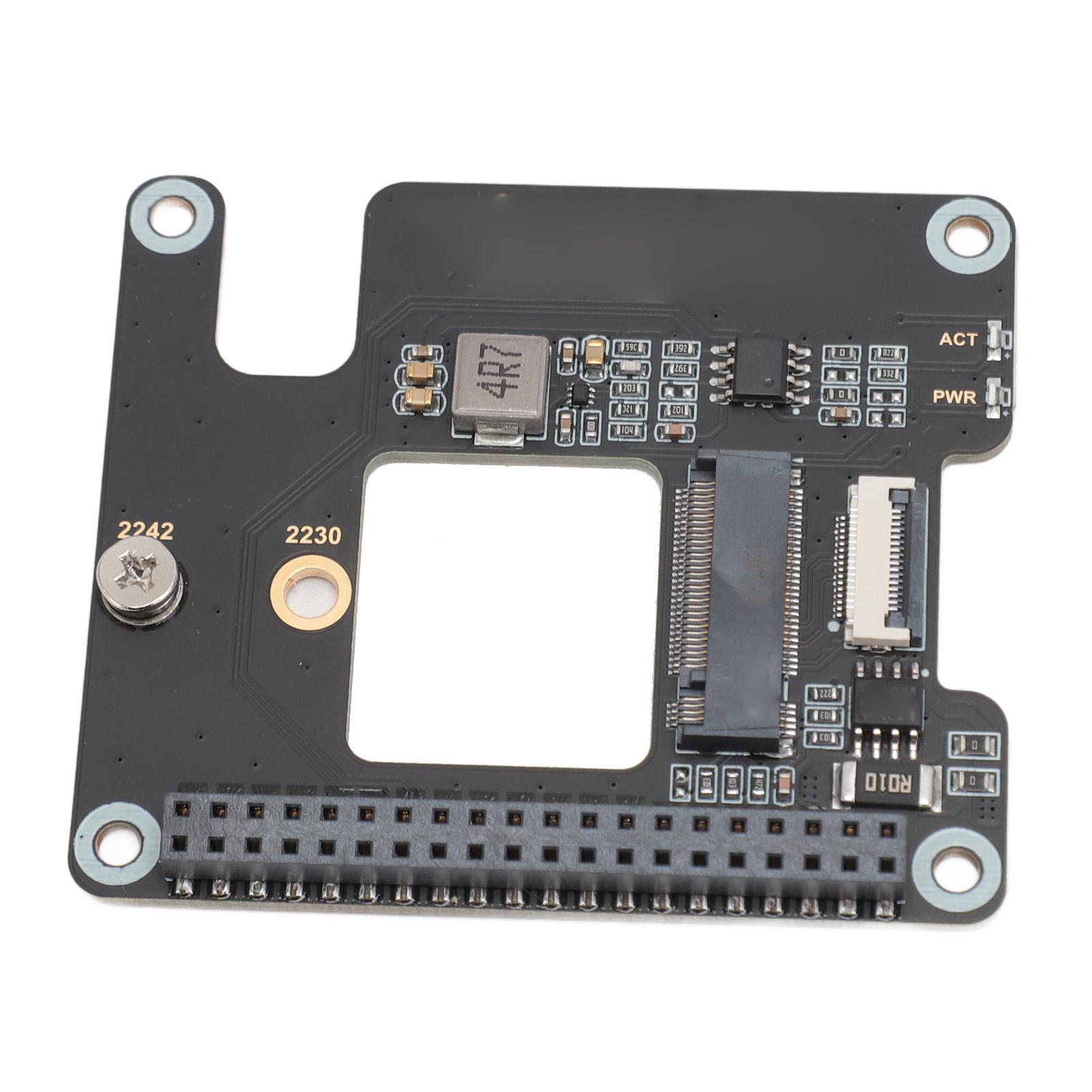

Плата-конвертер PCle to M.2 HAT+ Підтримка NVMe протоколу Плата-конвертер для жорсткого диска для 2230 2242