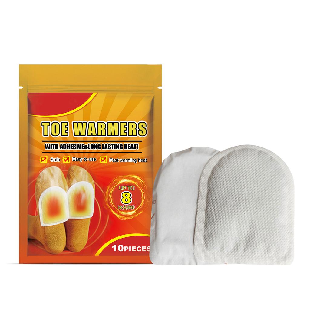 Self Adhesive Toe Warmer Pads 8 Hours of Heat Ultra Thin Foot Warmer Pad for Cold Weather Activities
