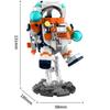 2025 MOC Aerospaces Astronaut Rocket V Launch Space Station Spacecrafts City Building Blocks Classic Model Bricks Kits Ideas