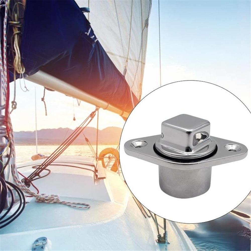 0.75" Boat Garboard Drain Plug – 316 Stainless Steel Screw Type Marine Plug For Boats & Yachts