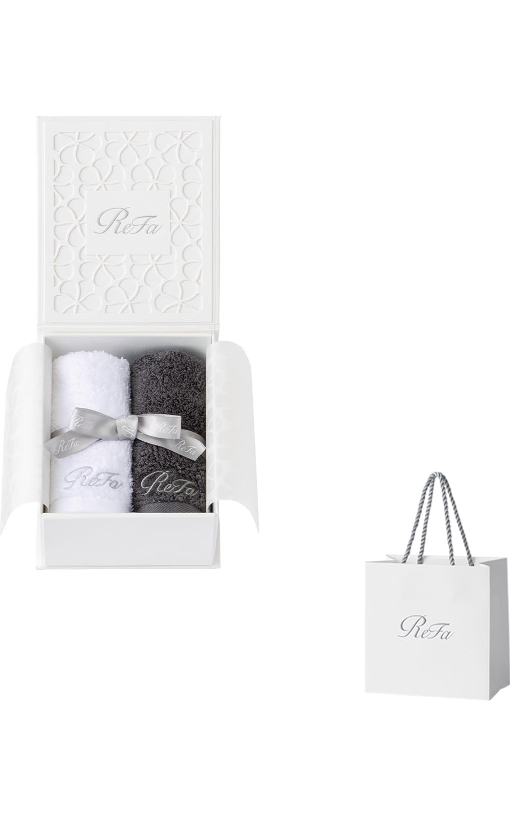 Day Store ReFa Hand Towel Pair Set ReFa HAND TOWEL PAIR SET with Shopping Bag [Mother s Gift] [Official Exclusive] /