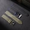 20mm 22mm Nylon Watch Strap Quick Release Black Buckle Watch Bands Durable Weaving Fabric Leather Wristband Belt for Men Women
