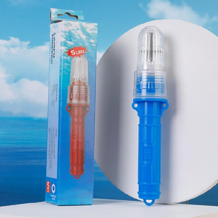 3pcs LED Fishing Lamp Marine Signal Light Positioning Flashing Light Fishing Net Warning Light