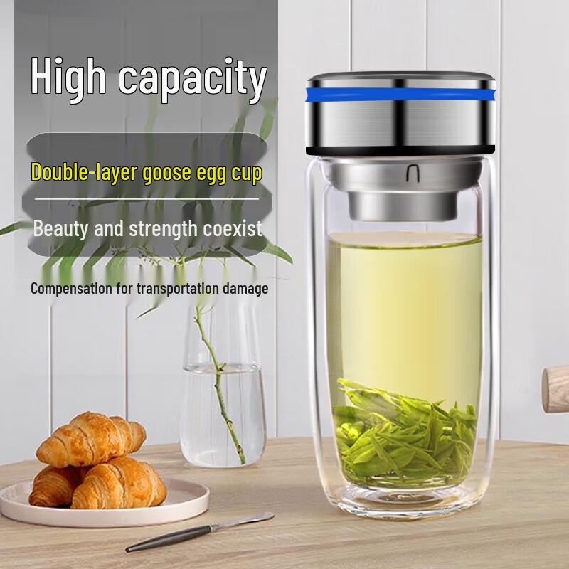 Xinke Double-Wall Insulated Glass Cup