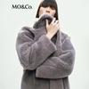 MO&Co. Women's Mid-Length Wool Blend Coat