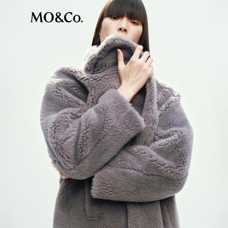 MO&Co. Women's Mid-Length Wool Blend Coat