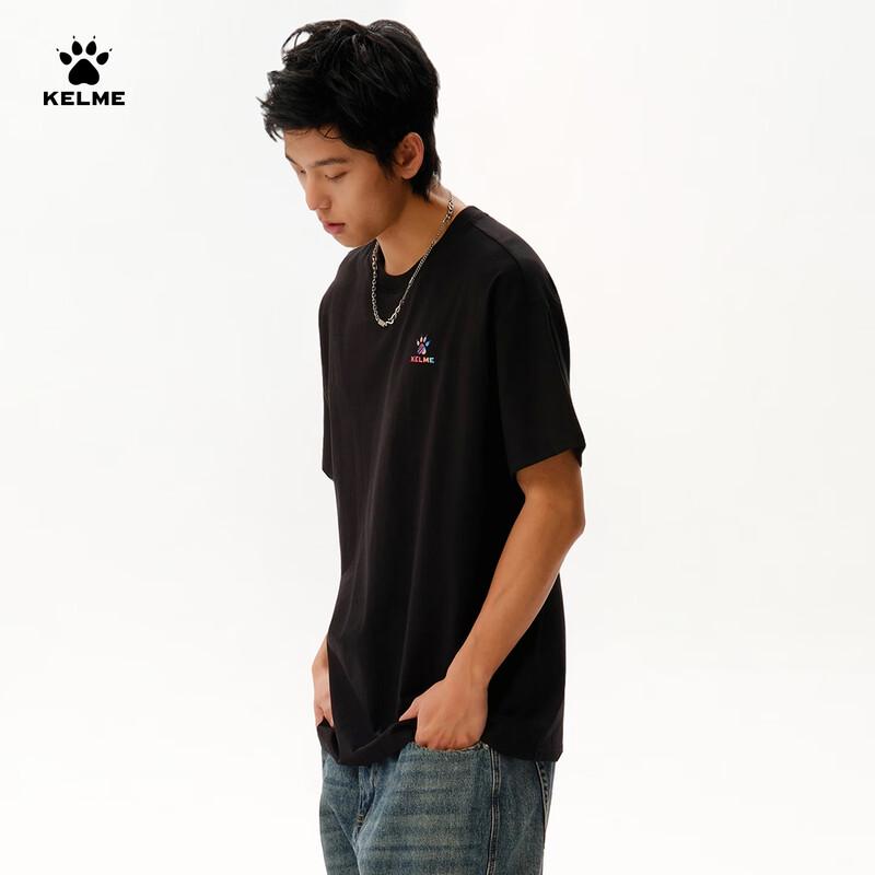KELME Men's Magic Claw Print Crew Neck T-Shirt