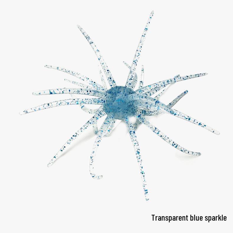 Cross-border Imitation Sea Urchin Soft Bait for Fishing - Floating Black Pit Worm Balls
