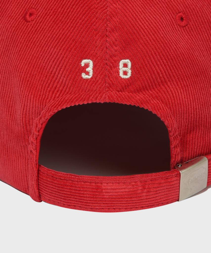 FALLETT Brush Logo Ball Cap Red