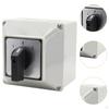 Changeover Switch Transfer 2 Phase Universal Waterproof Base Box Latching for Control
