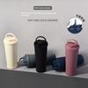 2025 New Model 830ml Large Capacity Thermos Cup with Convenient Handle, Dual Drinking Cup, Large Hole Straw Cup