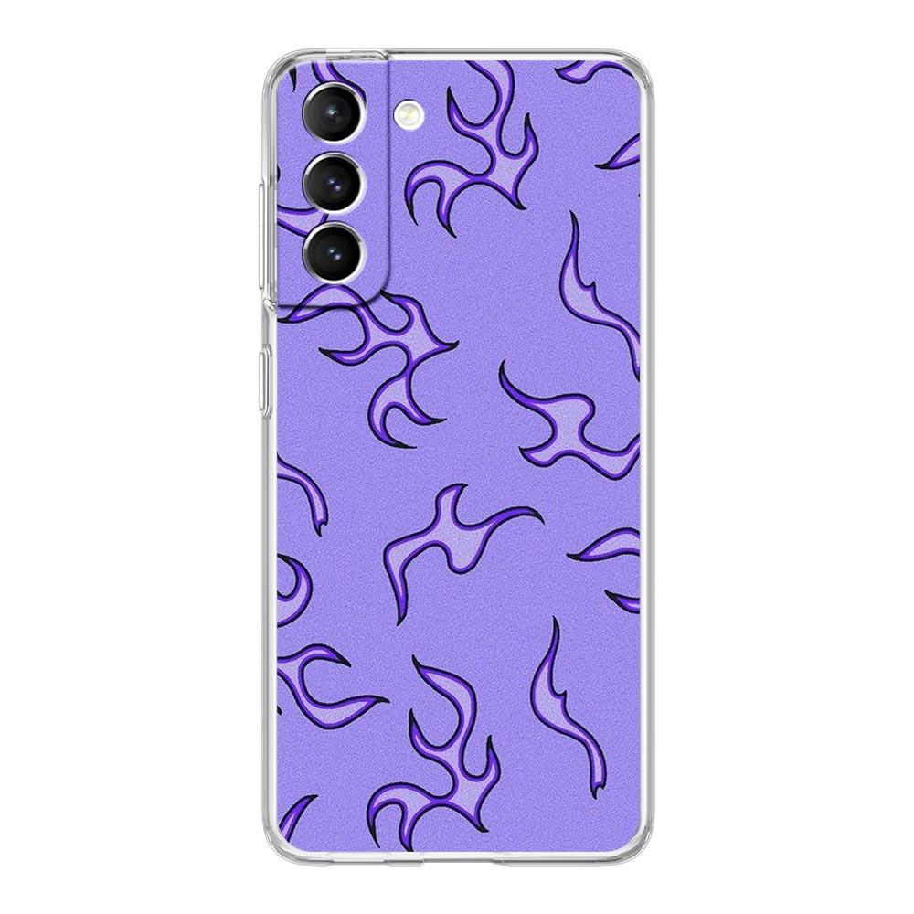 Infinity On Purple Clear Silicone Phone Case For Samsung Galaxy S23 S22 5G S20 Ultra S21 FE 5G S10E S9 S8 S10 Plus Soft Cover