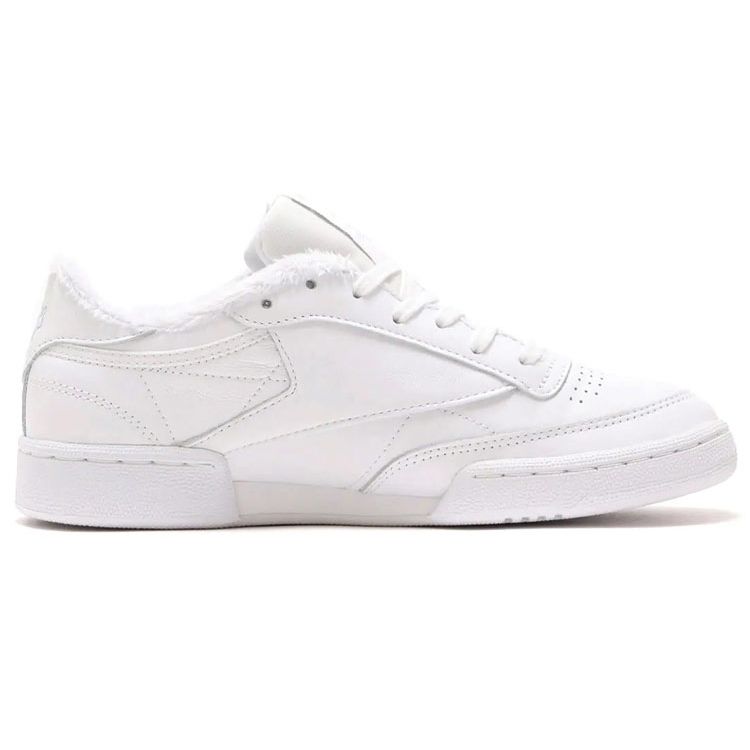 atmos x #FR2 x Reebok Club C 85 White Grey Unisex Sneakers Footwear-White Pure-Grey GZ4035