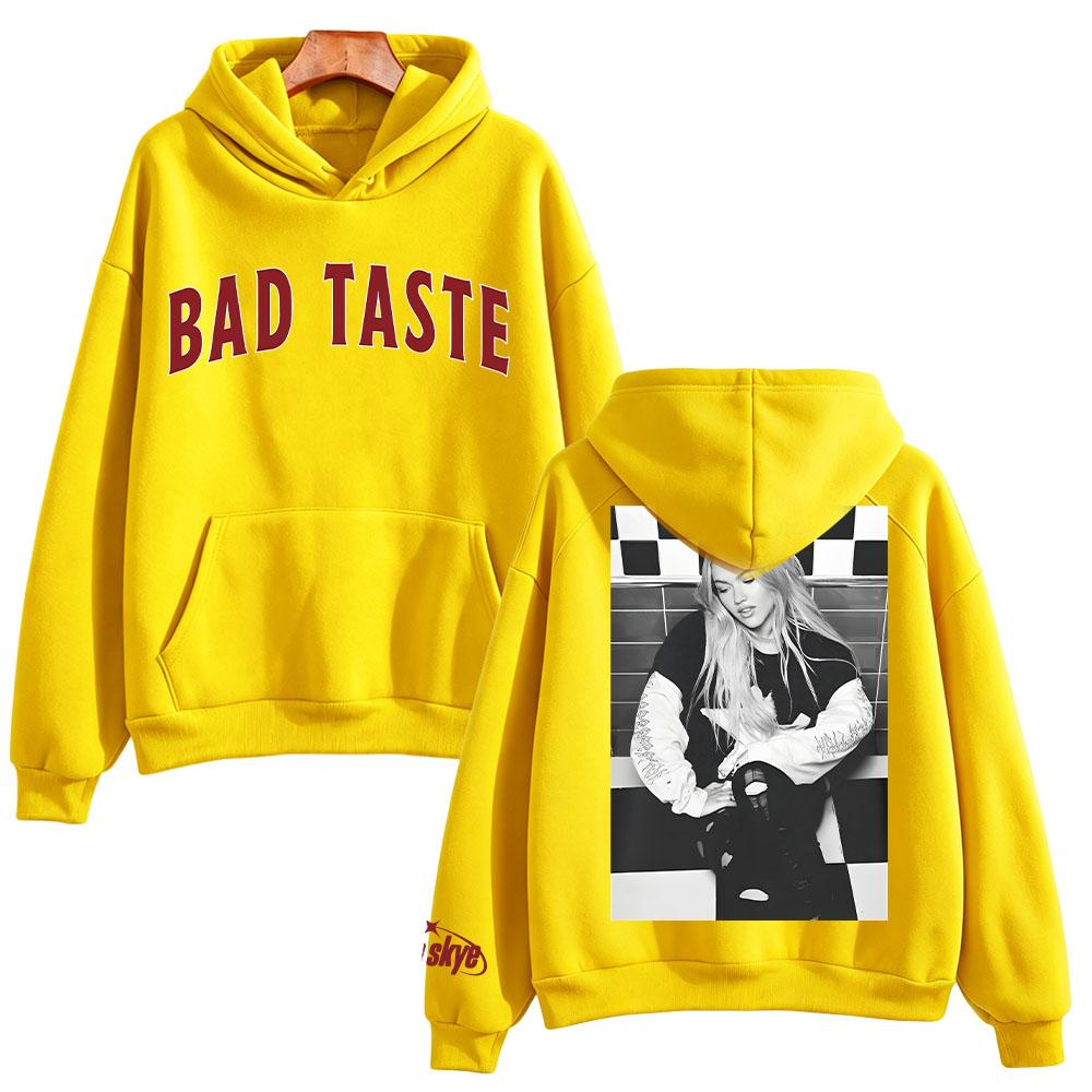 Freya Skye Bad Taste Photo Hoodie Unisex Vintage Graphic Print Long Sleeve Clothes Casual Streetwear Fan Gift Tops Sweatshirts