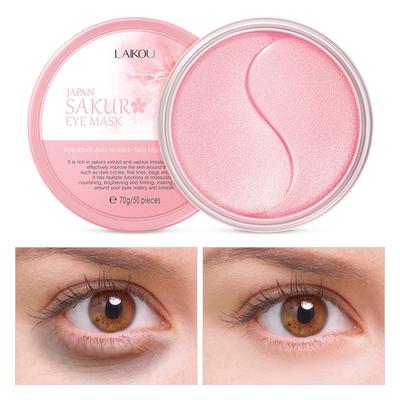 Sakura Essence Máscara de Colágeno para os Olhos Gel Hidratante Adesivos para os Olhos Remover Olheiras Anti-idade Bolsa Olhos Rugas Cuidados com a Pele 70g