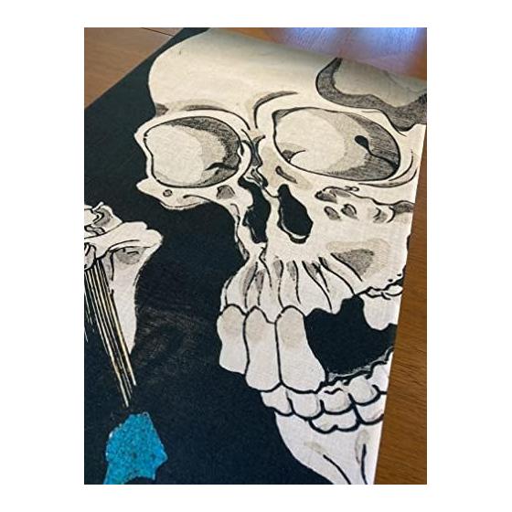 Ukiyo-e Tenugui Towel - "The Great Picture of the Ghost of Taira no Masakado" by Kuniyoshi Utagawa - Vertical Design, 100% Cotton, Made in Japan,