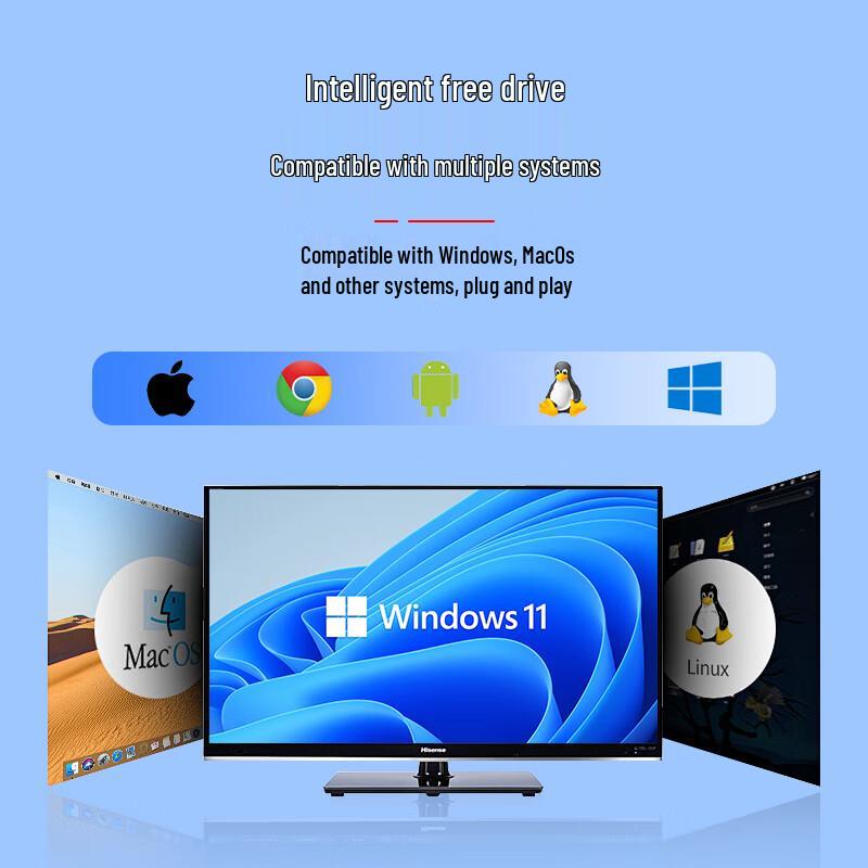 Multi-Functional USB 3.0 Type-C Docking Station with 4-Port Expansion
