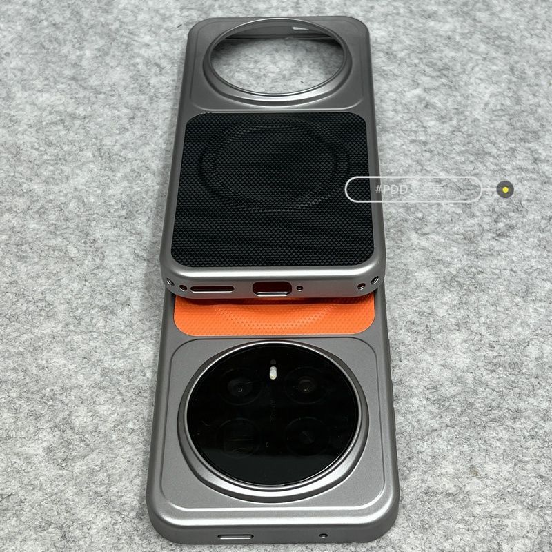 Magnetic Case For Honor Magic 8 Pro Case For MagSafe Grid PU Leather Pattern Electroplated PC Hard Phone Cover Dustproof Bumper